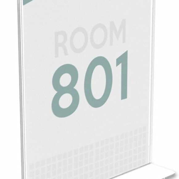 Sign Holders (2PK) 8.5 x 11      NEW - Picture 6 of 6